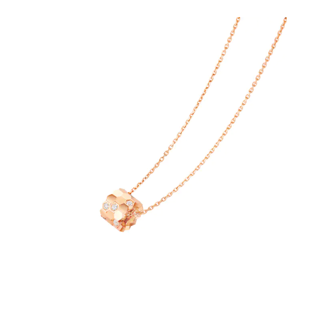BEE MY LOVE PENDANT SMALL MODEL Rose gold, diamonds